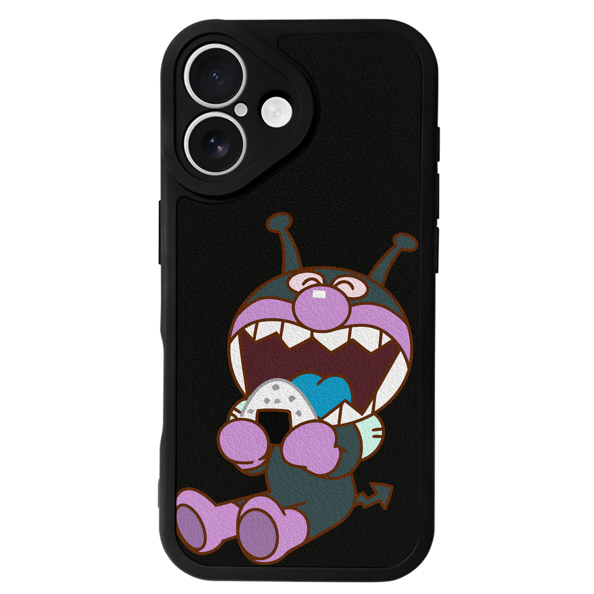 （画像用） アンパンマン Anpanman 【iPhone 16シリーズ対応】シリコンスマホケース（レザー調） 材質：シリコン